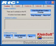 RealTime Cookie & Cache Cleaner screenshot